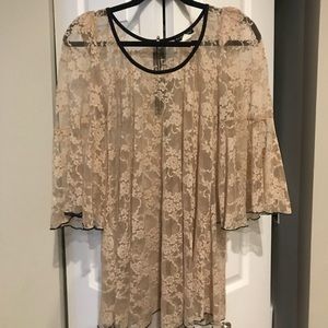 Lace flowy dress